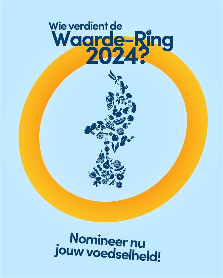 Wie verdient de Waarde-Ring 2024? Nomineer nu jouw voedselheld